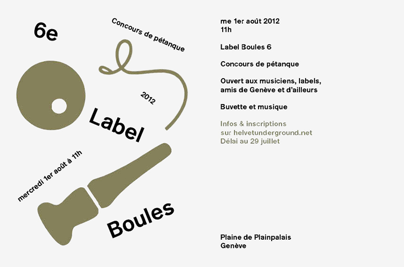 Label Boules 2011